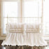 White | Ruffled Crib Bedding Set