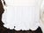 White | Ruffled Crib Skirt