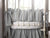 Zen Grey | Farmhouse Ruffled Crib Bumpers